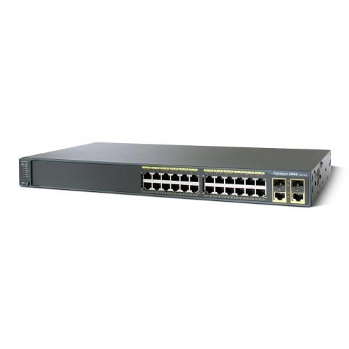Cisco Catalyst 2960 Plus 24 10/100 + 2T/Sfp La WS-C2960+24TC-L CISCO Switches & Hubs