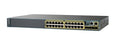Cisco (Ws-C2960X-24Pd-L) Catalyst 2960-X 24 Gige Poe 370W, 2 X 10G Sfp+, Lan Base WS-C2960X-24PD-L CISCO Switches & Hubs