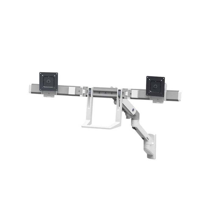 Ergotron 45-479-216 HX Wall Dual Monitor Arm (White) 45-479-216 Ergotron Ergonomic Accessories