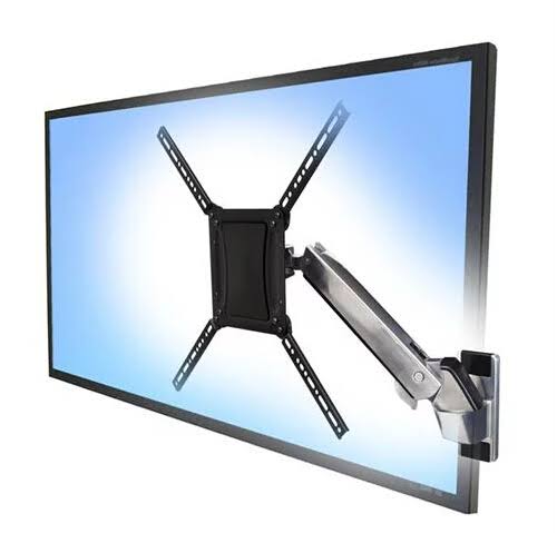 Ergotron Heavy Duty Interactive Arm Lcd Wall Mount Polished Aluminium Max Lcd Size 60in Max Weight 45-296-026 Ergotron Ergonomic Accessories