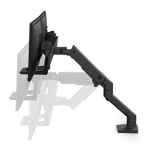 Ergotron HX Desk Dual Monitor Arm Matte Black 45-476-224 Ergotron Ergonomic Accessories