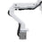 Ergotron HX Desk Dual Monitor Arm White 45-476-216 Ergotron Ergonomic Accessories