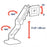 Ergotron HX Desk Monitor Arm White Polished 45-475-026 Ergotron Ergonomic Accessories