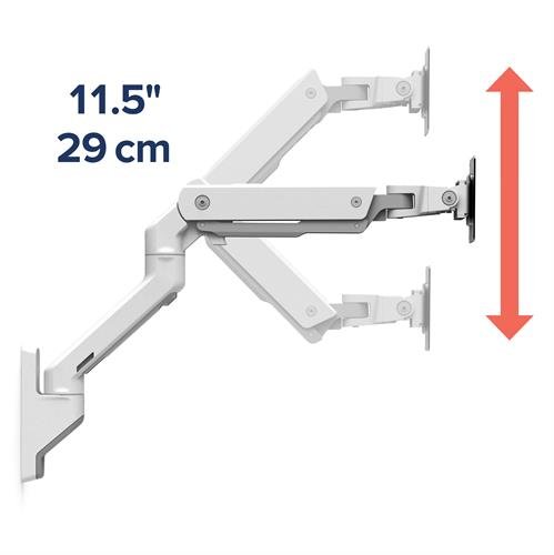 Ergotron HX Wall Mount Monitor Arm (White) 45-478-216 Ergotron Ergonomic Accessories