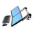 Ergotron LX Dual Side by Side Arm Desk Mount Polished Aluminium 45-245-026 Ergotron Ergonomic Accessories