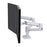 Ergotron LX Dual Side-by-side Arm No Grommet Mount Bright White Texture 45-491-216 Ergotron Ergonomic Accessories