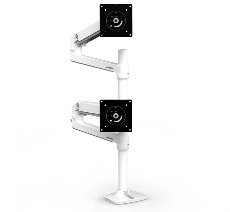 Ergotron LX Dual Stacking Arm Tall Pole (White) 45-509-216 Ergotron Ergonomic Accessories