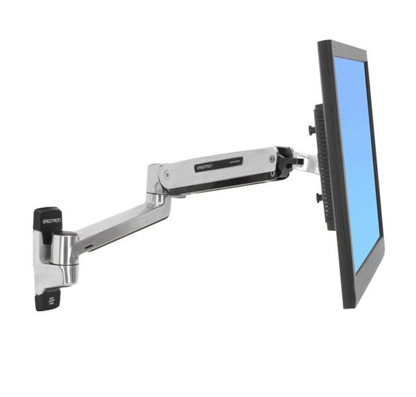 Ergotron LX Sit-Stand Wall Mount Lcd Arm, Polished 45-353-026 Ergotron Ergonomic Accessories