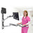 Ergotron LX Sit Stand Wall Mount System 45-358-026 Ergotron Ergonomic Accessories