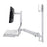 Ergotron SV Combo System with Worksurface & Pan, Small CPU Holder White 45-594-216 Ergotron Ergonomic Accessories