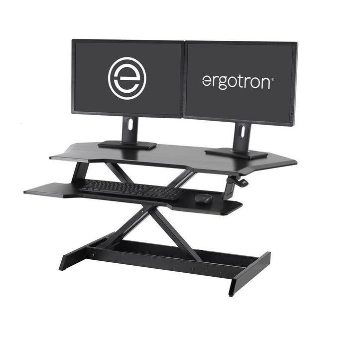 Ergotron WorkFit Corner Sit-Stand Desk Black 33-468-921 Ergotron Ergonomic Accessories