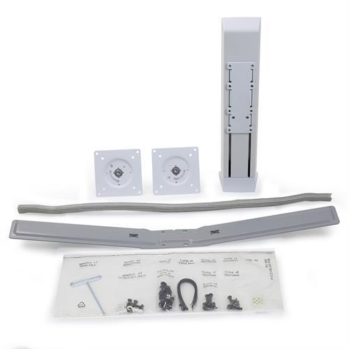 Ergotron Workfit Dual Monitor Kit (White) 97-934-062 Ergotron Ergonomic Accessories