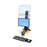 Ergotron Workfit S Single LD with Worksurface 33-350-200 Ergotron Ergonomic Accessories