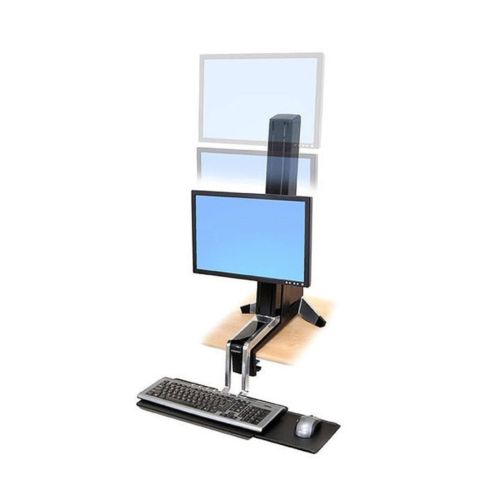 Ergotron Workfit S Single LD with Worksurface 33-350-200 Ergotron Ergonomic Accessories