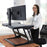 Ergotron WorkFit-TL Sit-Stand Desktop Workstation (Black) 33-406-085 Ergotron Ergonomic Accessories