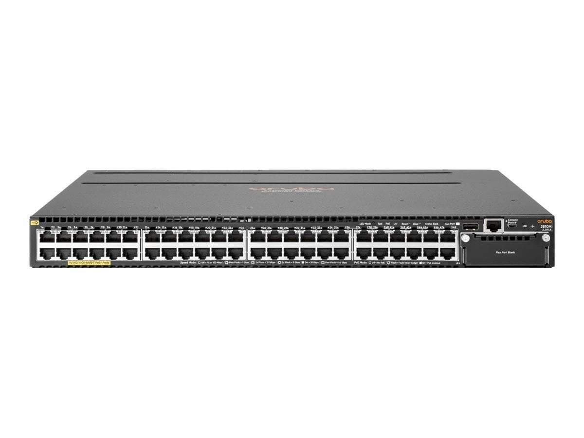 HP Aruba 3810M 48G Poe+ 1-Slot Swch JL074A HPE Networking Switches & Hubs