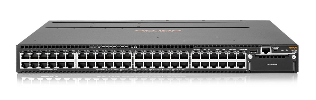 HPE Aruba 3810M 48G 1-Slot Switch Managed Life Wty No Psu JL072A HPE Networking Switches & Hubs