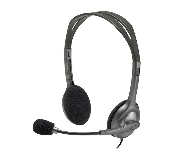 Logitech H110 Stereo Headset 981-000459 Logitech Headsets