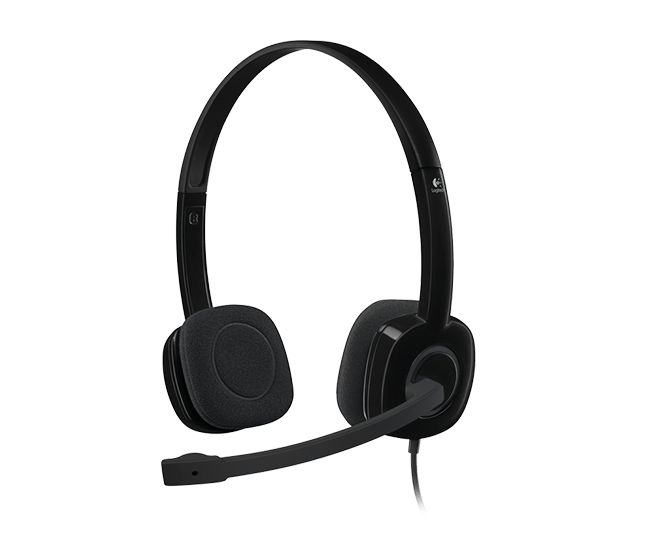 Logitech H151 Stereo Headset 981-000587 Logitech Headsets
