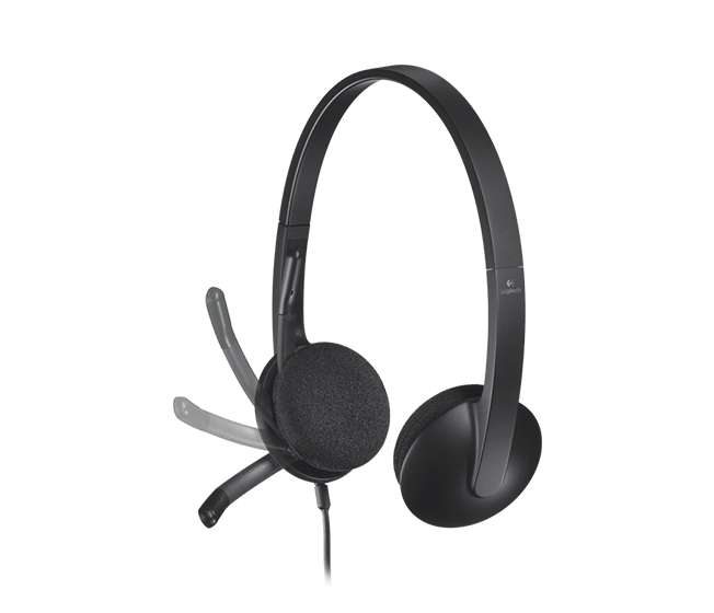 Logitech H340 Usb Headset - Black 981-000477 Logitech Headsets