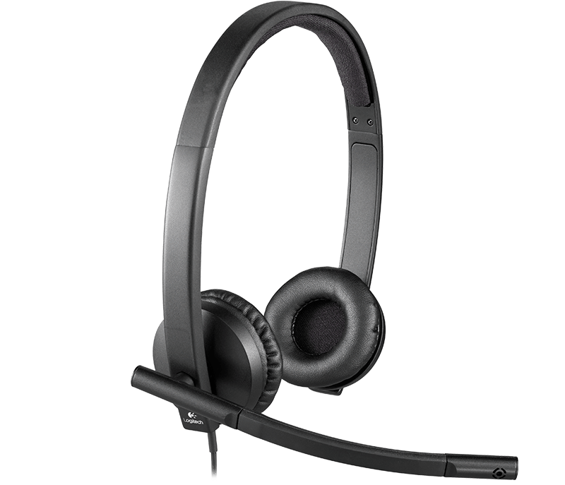 Logitech H570E Usb Stereo Headset 981-000574 Logitech Headsets
