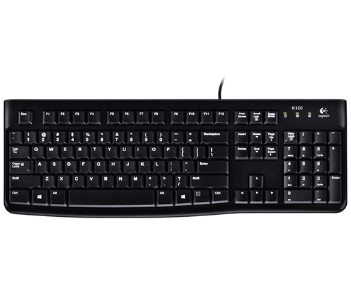 Logitech K120 Usb Keyboard 920-002582 Logitech Input & Peripheral Devices