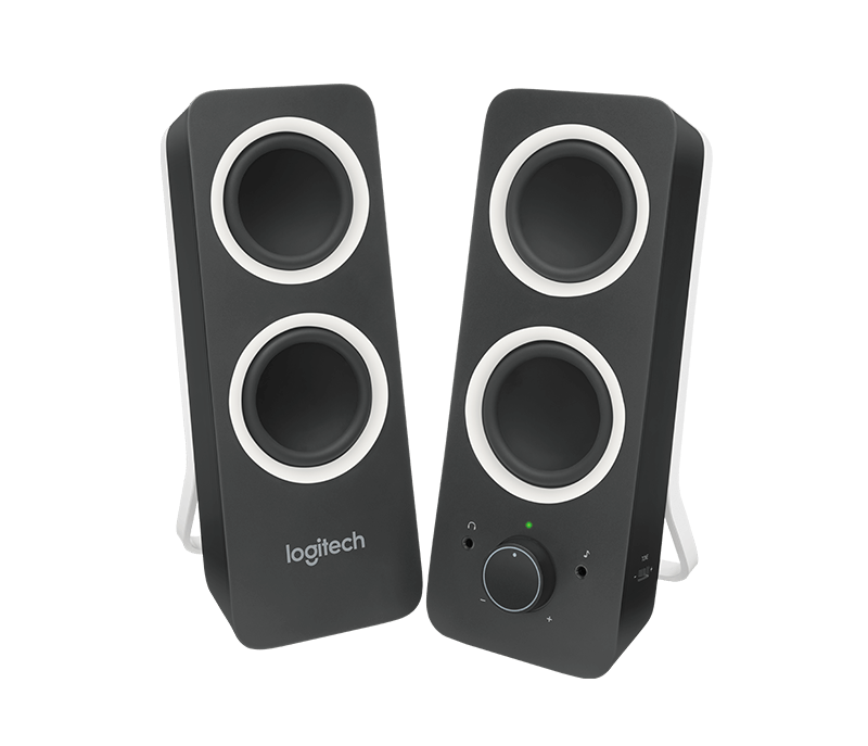 Logitech Z200 Stereo Speakers - Midnight Black 980-000850 Logitech Speakers