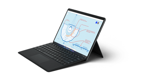 Microsoft Surface Pro 8 for Business, LTE, i7/16GB/256GB Platinum ,W10Pro EIV-00027 Microsoft Surface Notebooks & Tablets