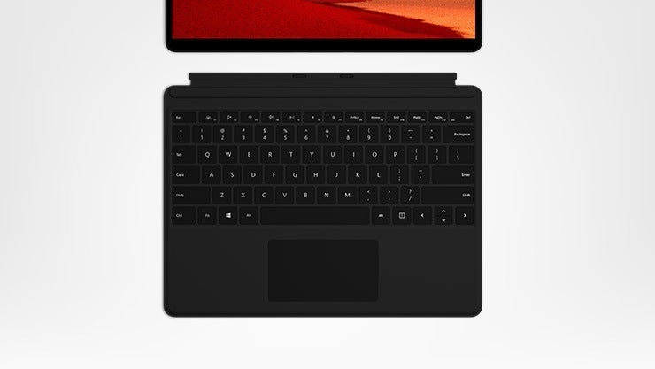 Microsoft Surface Pro 8 Keyboard, No Pen And No Pen Slot - Black QJX-00015 Microsoft Surface Accessories