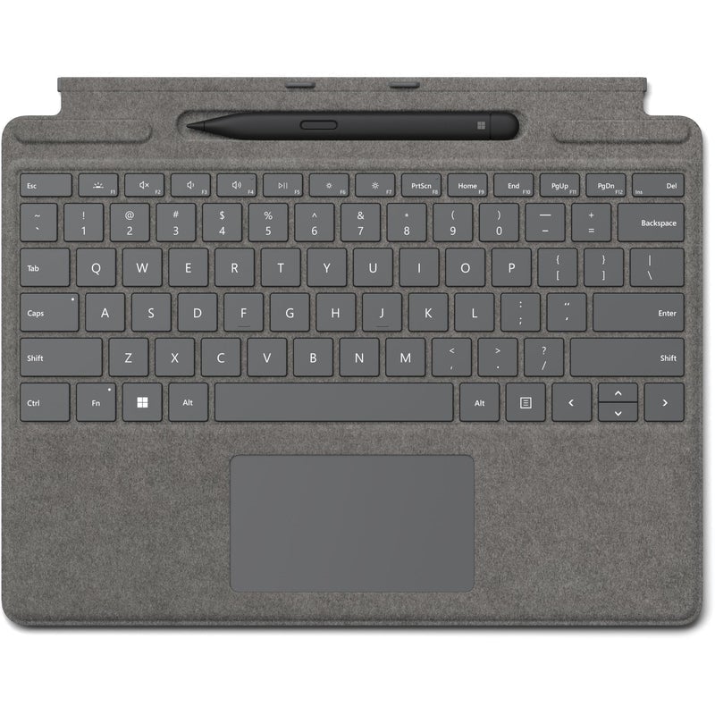 Microsoft Surface Pro 8 Signature Keyboard Type Cover, With Slim Pen 2 - Platinum 8X8-00075 Microsoft Surface Accessories