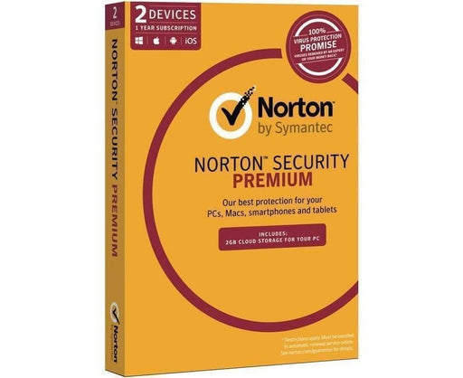 Norton Security Premium 3.0 2GB AU 1 User 2 Device 12 Month Subscription Email Key - TechTide